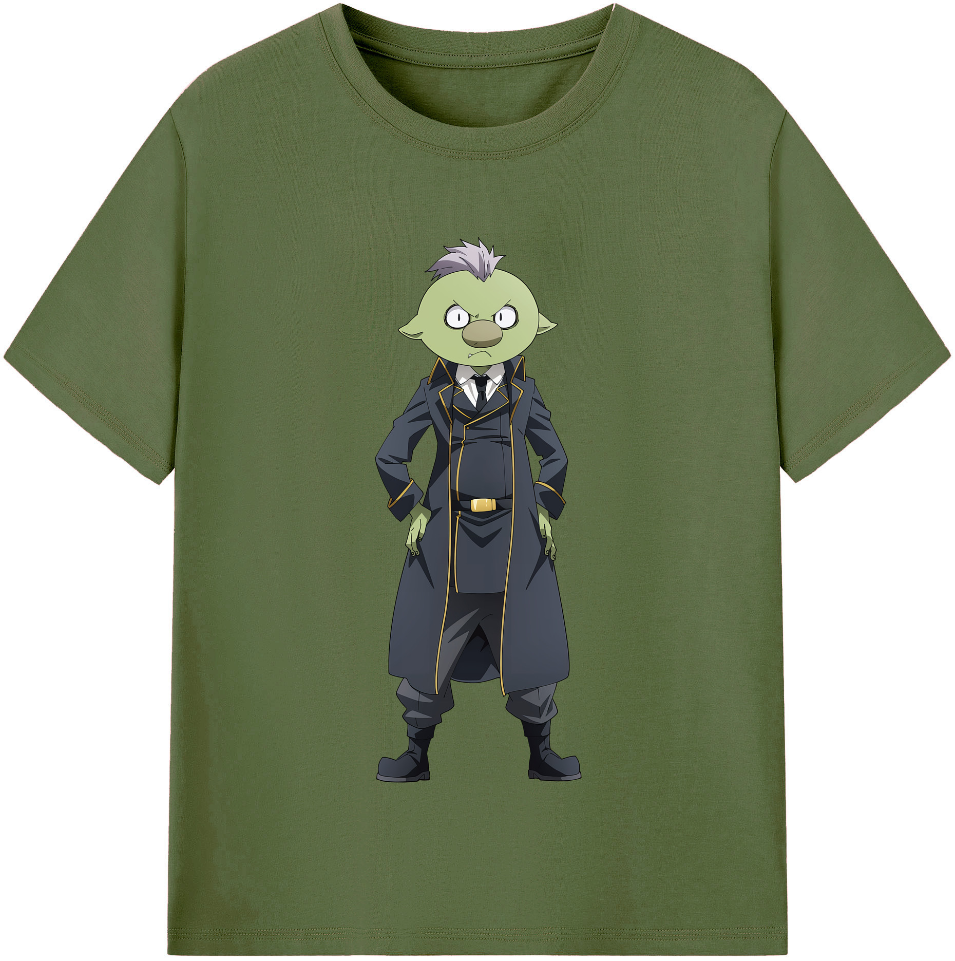 （画像用） 転スラ Regarding Reincarnated to Slime 綿100％半袖Tシャツ（フロントプリント）